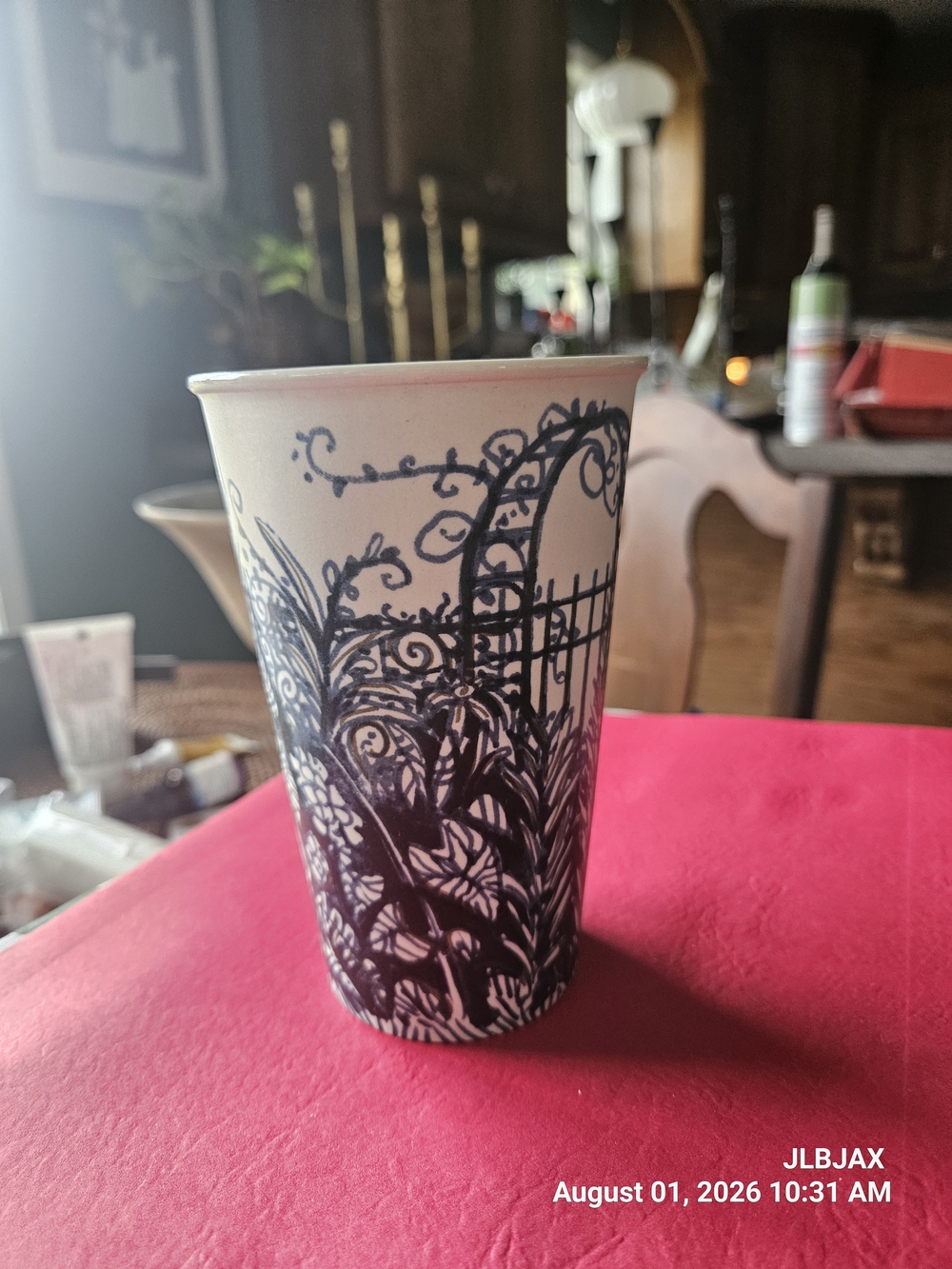 Gweneth Leech Coffee/Tea Cup: Tea In The Garden - NYC